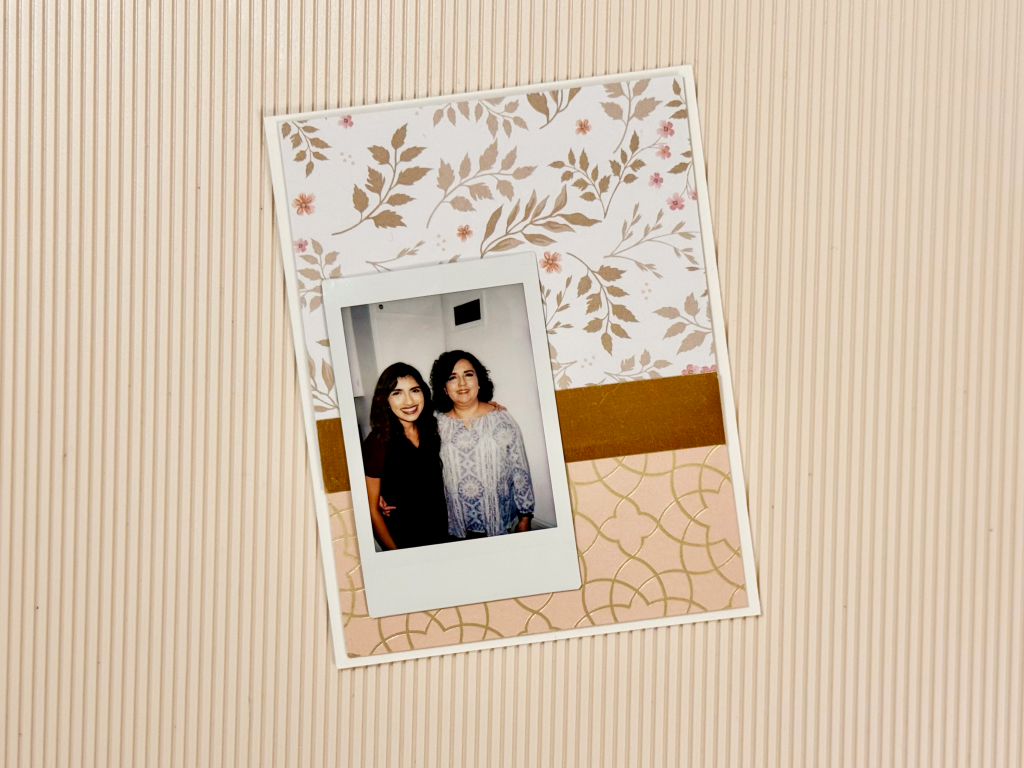polaroid greeting card