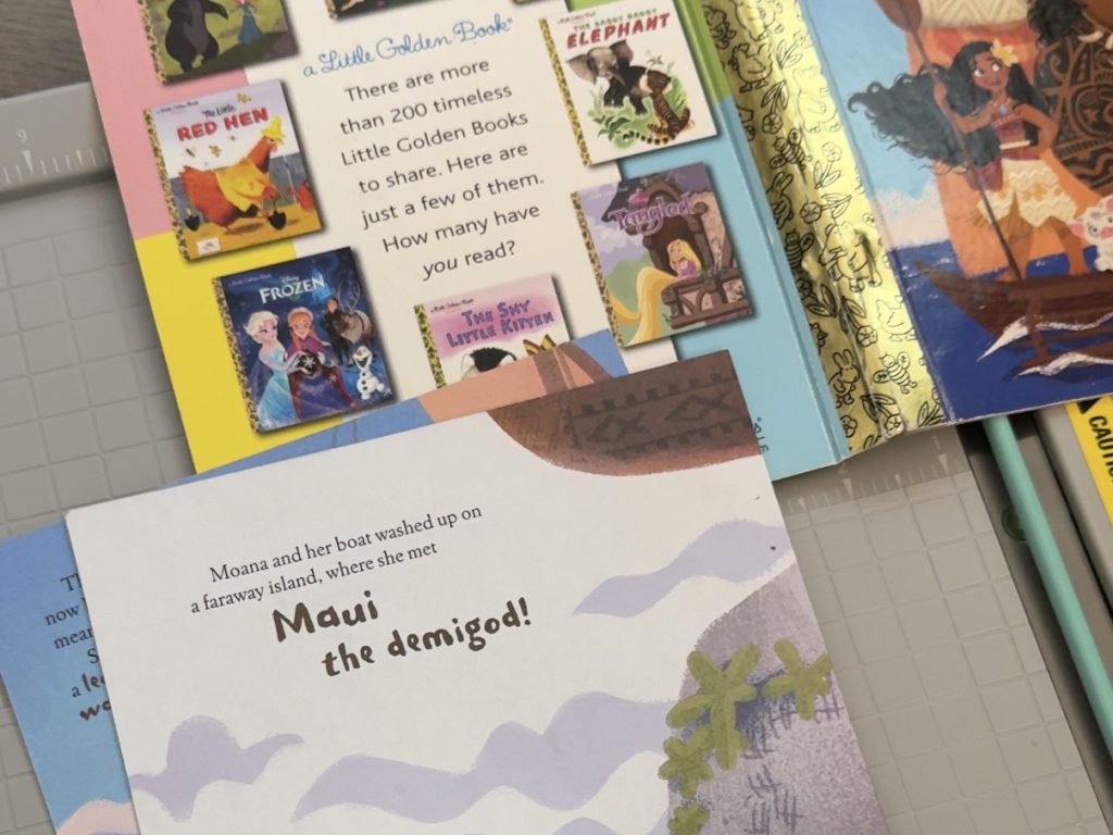 Little Golden Book pages and cover