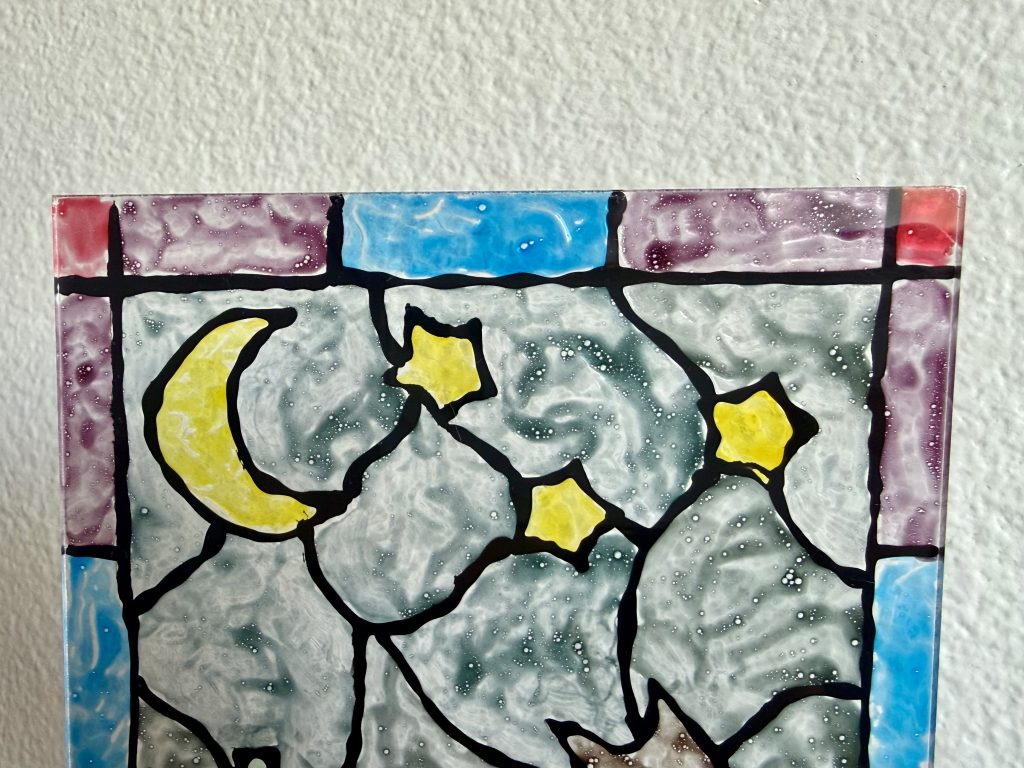 gallery glass art closeup